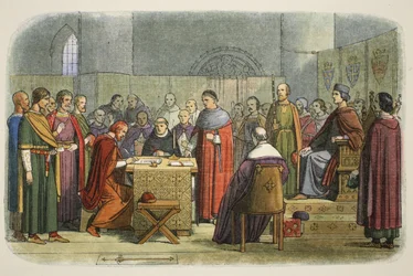 Edward als Lehnsherr von Schottland anerkannt, aus 